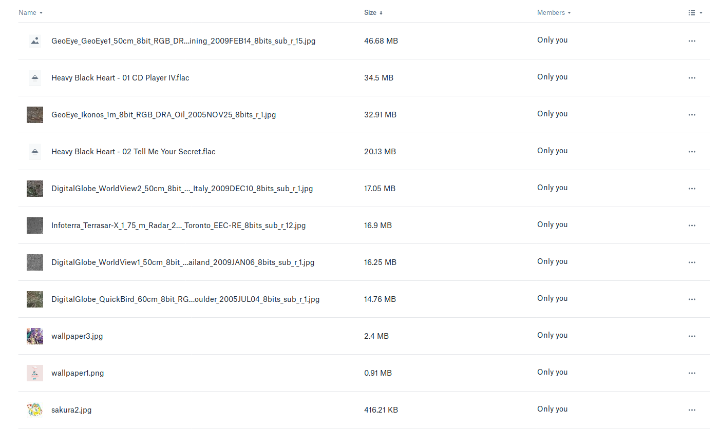 My Dropbox media folder