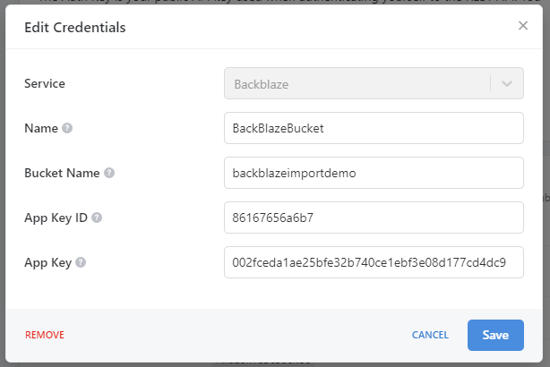 Creating Credentials