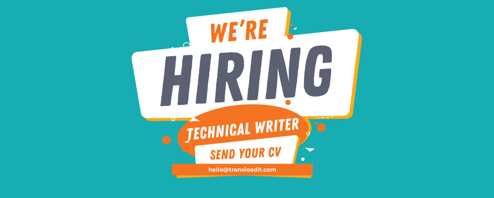 We're Hiring a Technical Writer