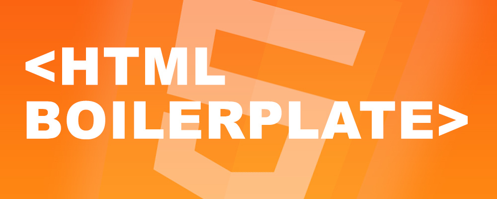My current HTML boilerplate