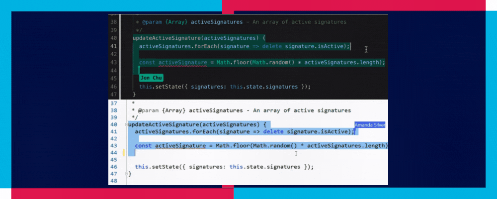 Real-time code collaboration with VS Live Share