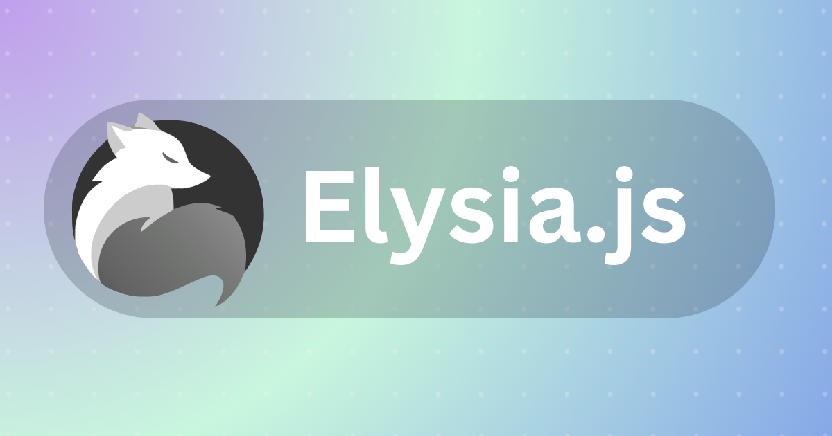 Elysia.js - a Bun-optimized web framework