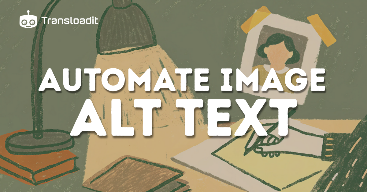 Automatically generate alt text for images