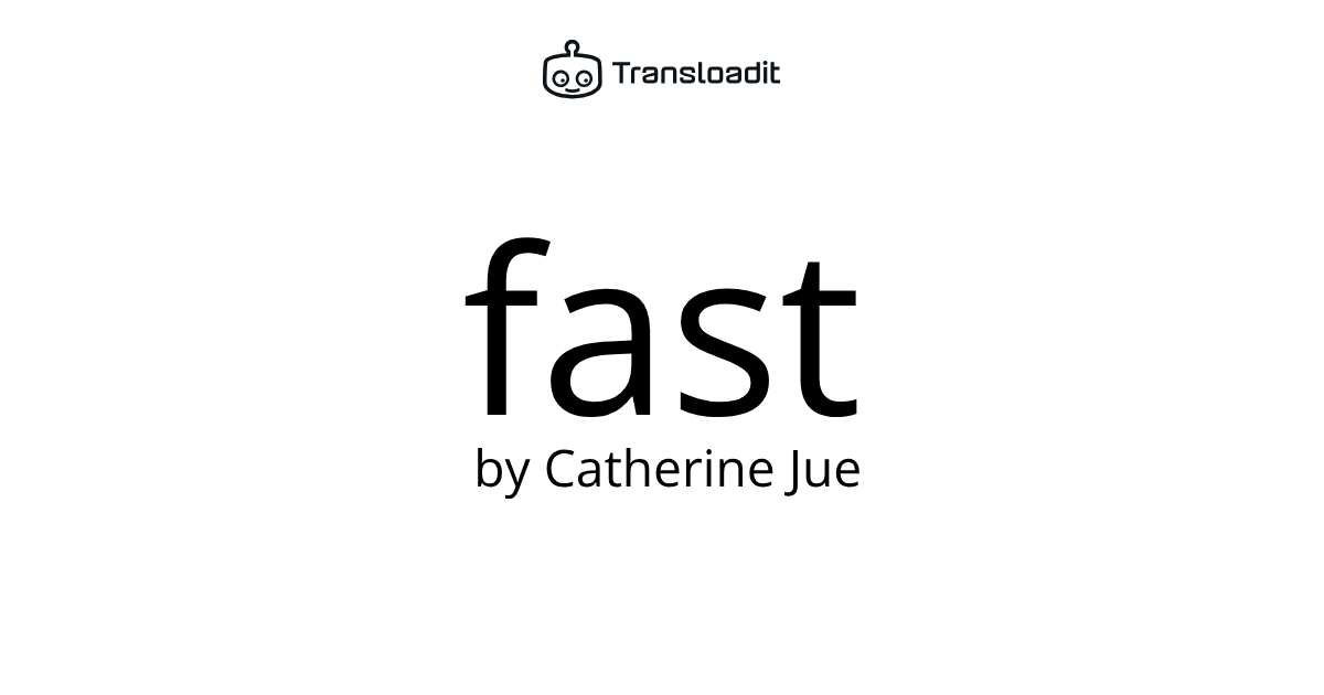 “Fast” – a meditation on speed in software