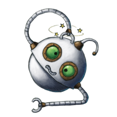 A drawing of a confused Robot scratching its head.